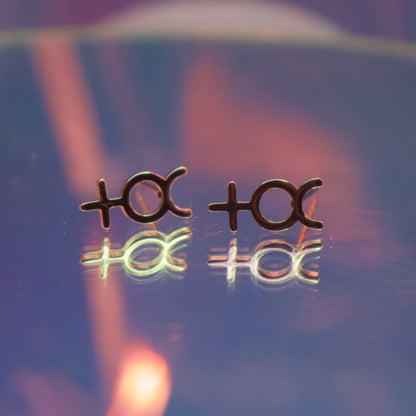 Mercury Stud Earrings